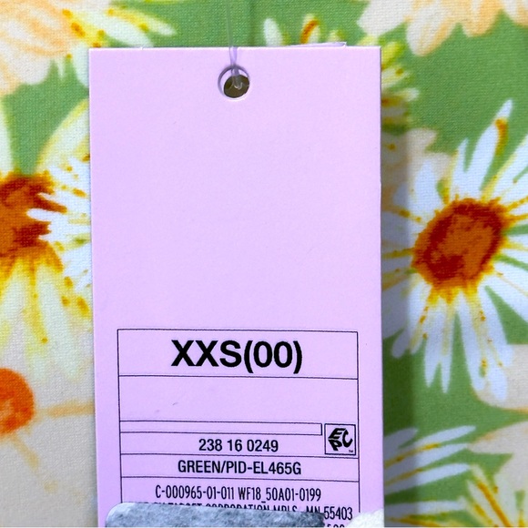 Wild fable Daisy Floral Bikini Bottom High Waist & Leg Cheeky XXS - Picture 7 of 8